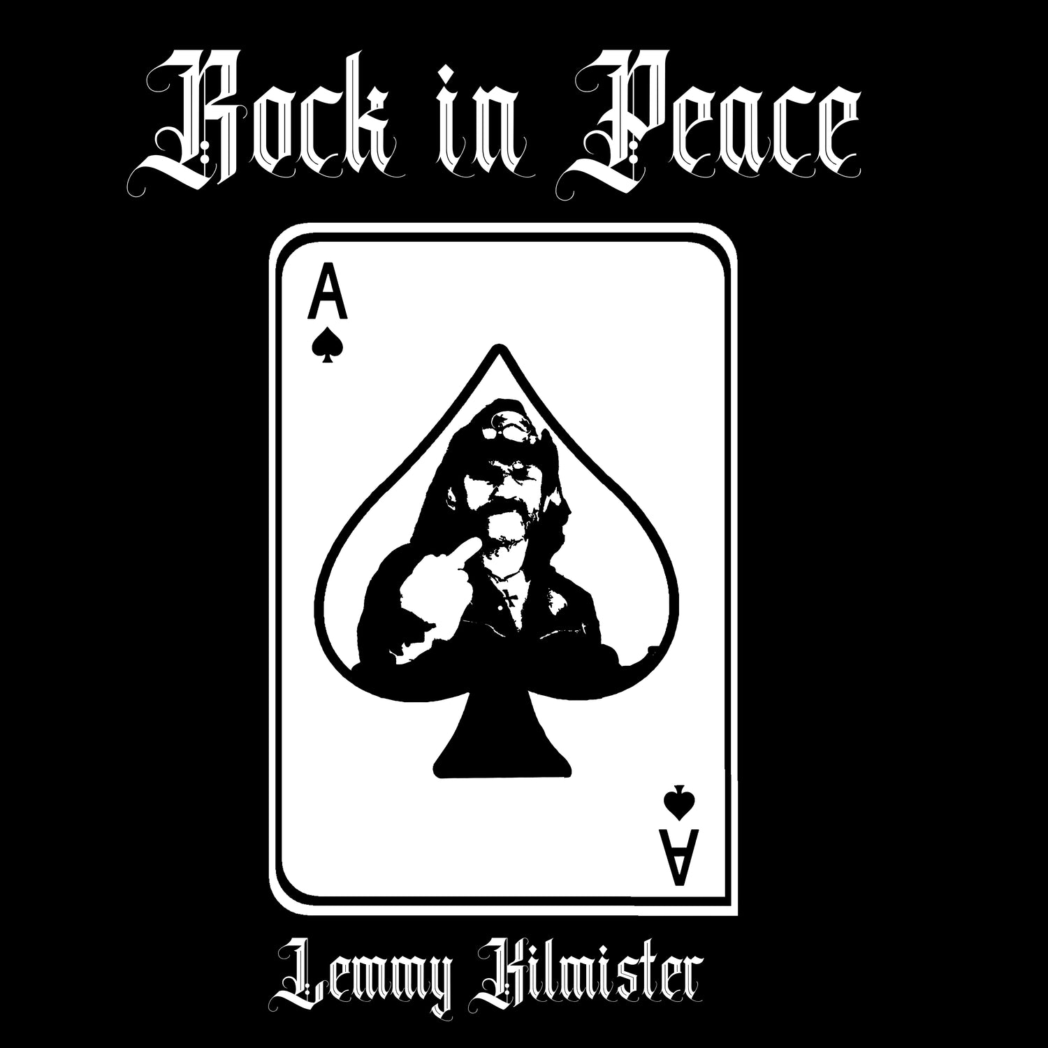 LEMMY KILMISTER "ACE OF SPADES" TRIBUTE FAN ART.VERSION 2 of 2. KIDS.