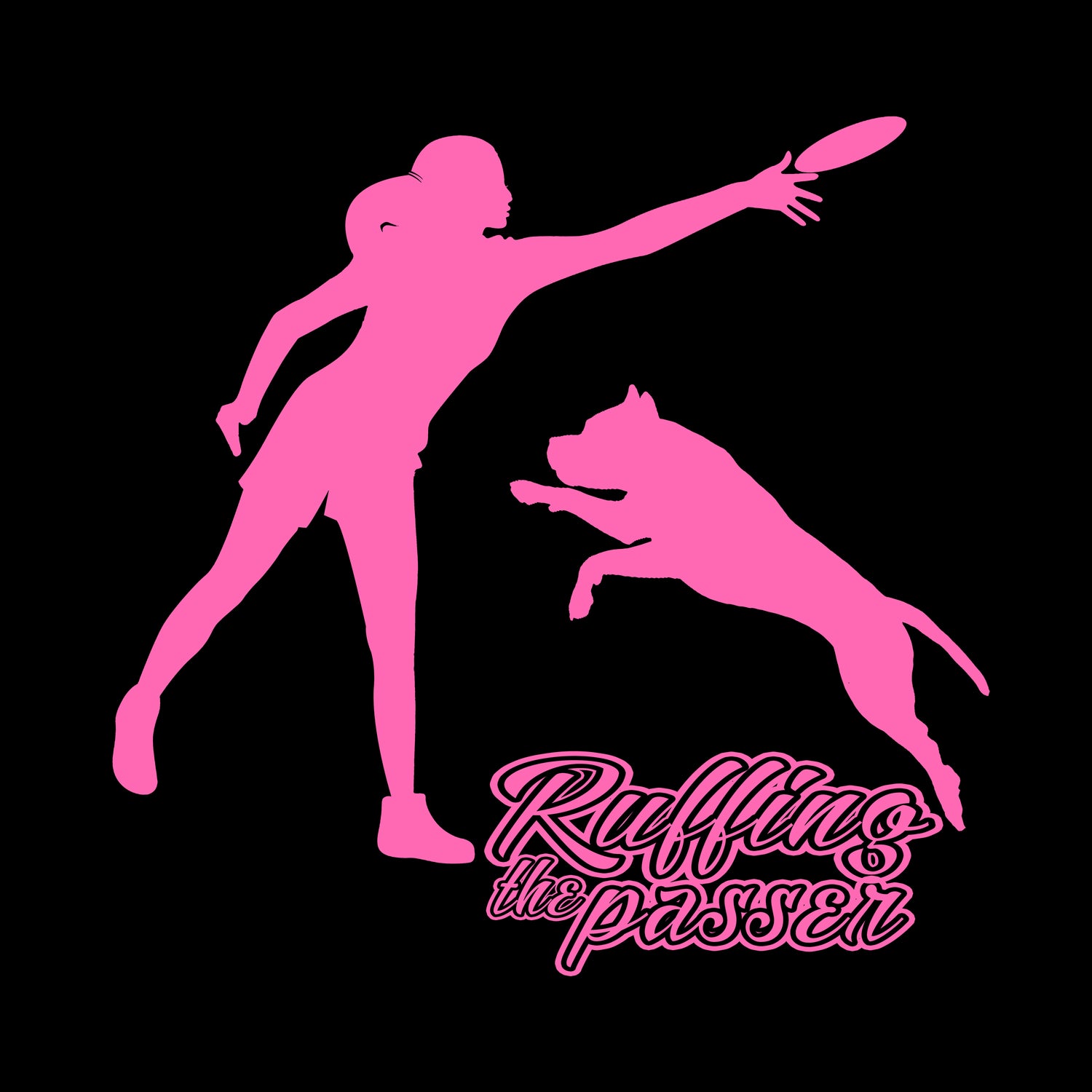 RUFFING THE PASSER. PIT BULL. LADIES. KIDS.