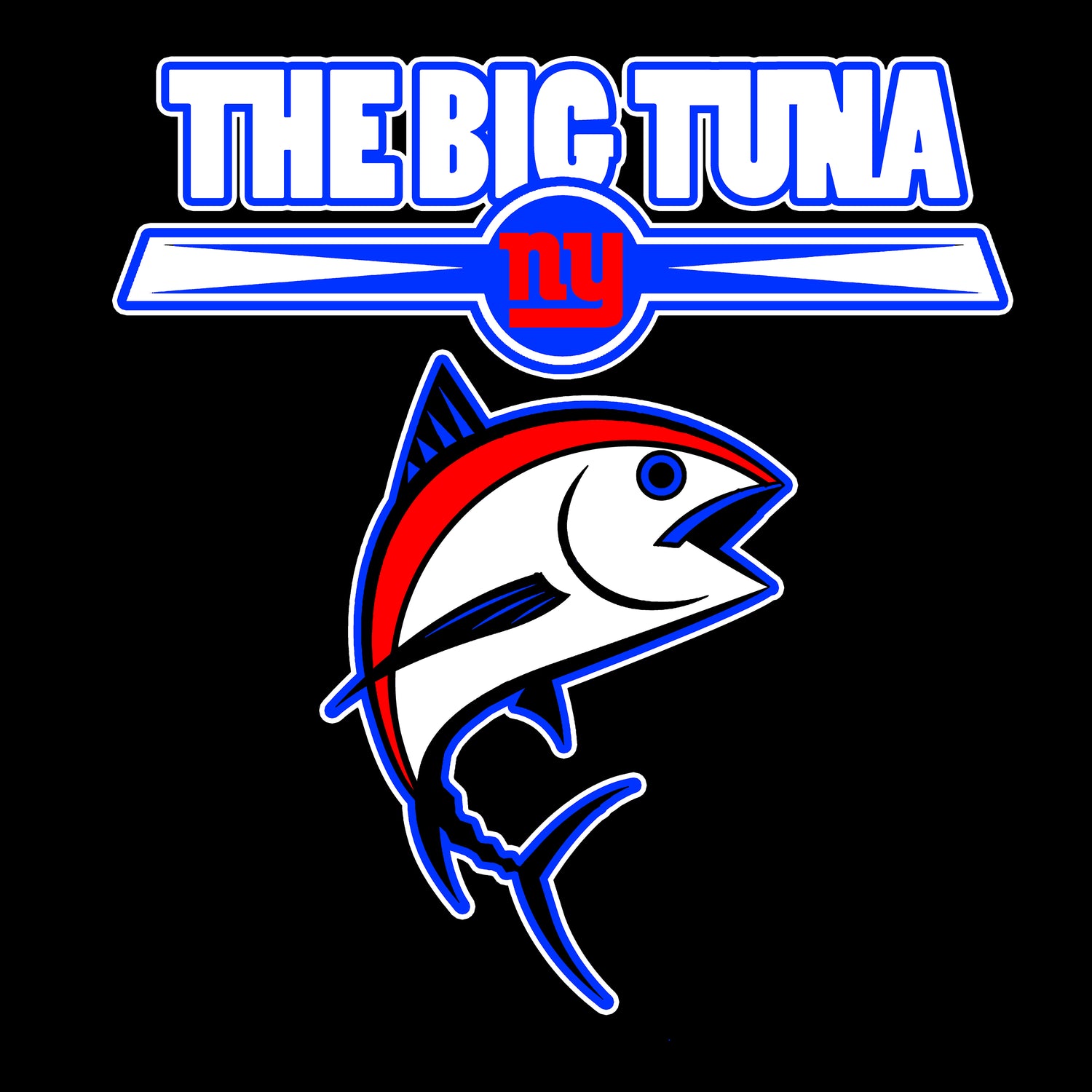 NY GIANTS FAN ART. THE BIG TUNA TRIBUTE. KIDS.