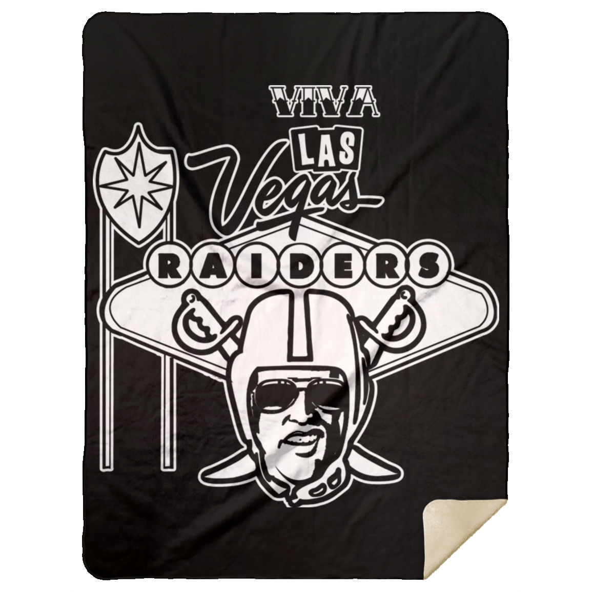 ArtichokeUSA Custom Design. Las Vegas Raiders. Las Vegas / Elvis Presley Parody Fan Art. Let's Create Your Own Team Design Today. Premium Mink Sherpa Blanket 60x80