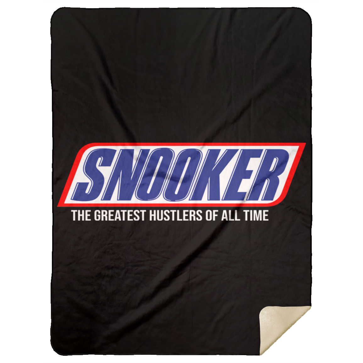 The GHOATS Custom Design. #35 SNOOKER. Mink Sherpa Blanket 60x80