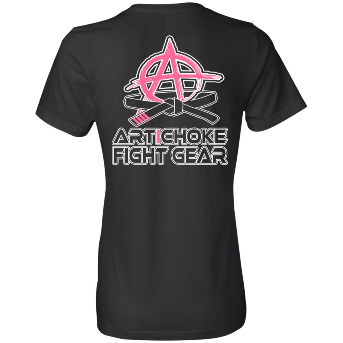 Artichoke Fight Gear Custom Design #13. Hello Fighter. Hello Kitty Parody Fan Art. MMA. Ladies' 100% combed ringspun cotton