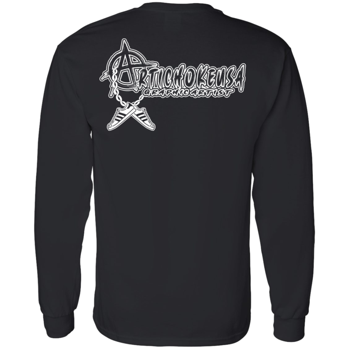 ArtichokeUSA Custom Design. Straight Outta Old School. The GOATs of Rap. Fan Art. LS T-Shirt 5.3 oz.