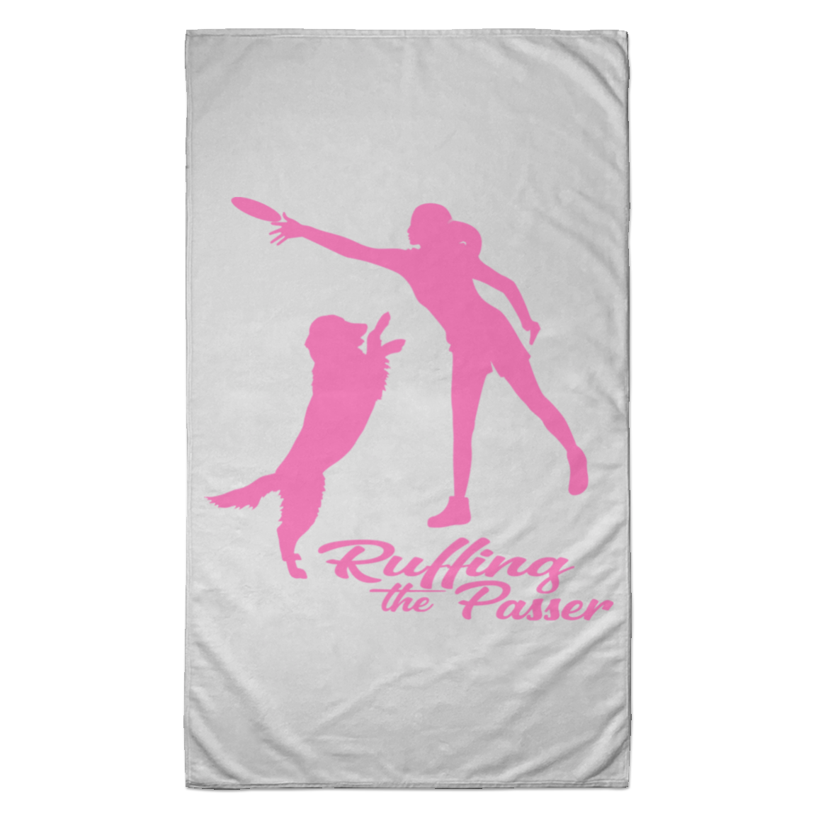 ArtichokeUSA Custom Design. Ruffing the Passer. Labrador Edition. Female Version. Towel - 35x60