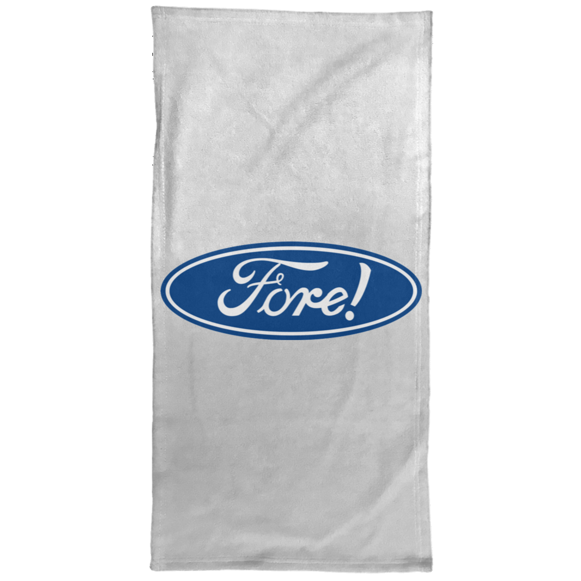OPG Custom Design #6. Fore!. Ford Logo Parody. Golf. Hand Towel - 15x30