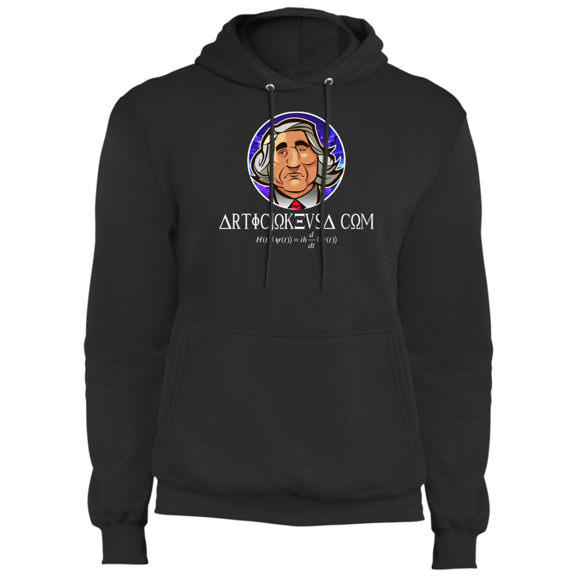 ArtichokeUSA Custom Design. Michio Kaku Fan Art. Fleece Pullover Hoodie