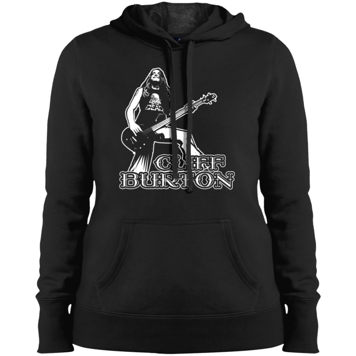 ArtichokeUSA Custom Design. Cliff Burton Tribute. Ladies' Soft Style Hoodie