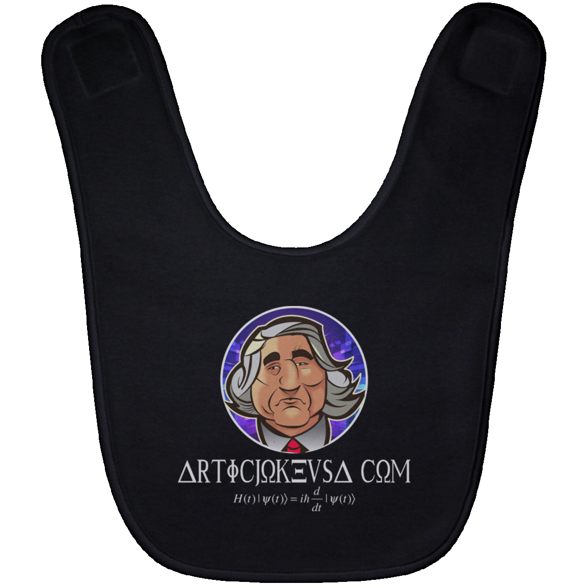 ArtichokeUSA Custom Design. Michio Kaku Fan Art. Baby Bib