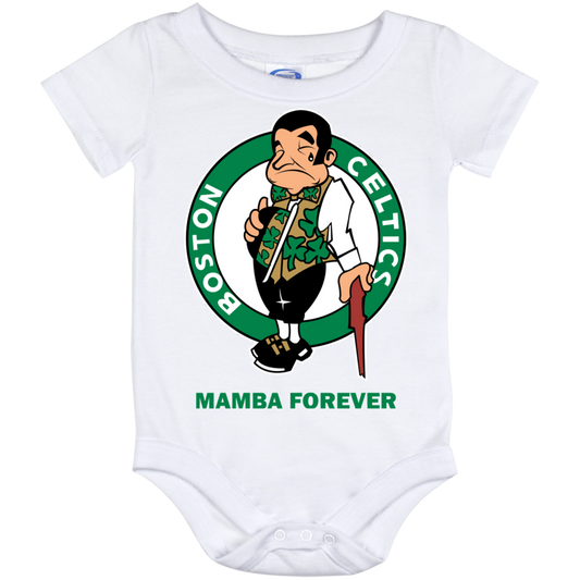 ArtichokeUSA Custom Design. RIP Kobe. Mamba Forever. Celtics / Lakers Fan Art Tribute. Baby Onesie 12 Month