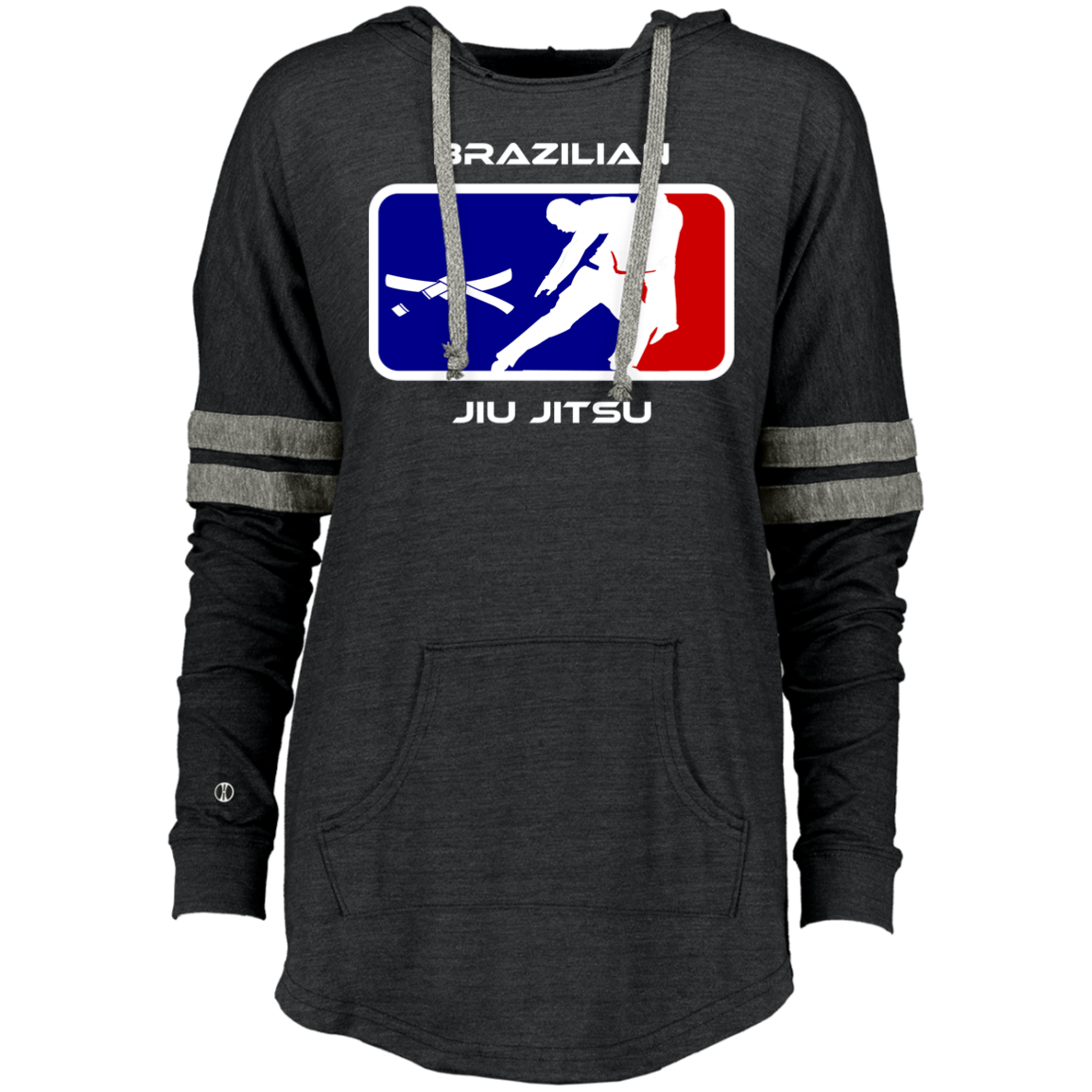 Artichoke Fight Gear Custom Design #2. BJJ MLB Parody v1. Ladies Low Key Hoodie
