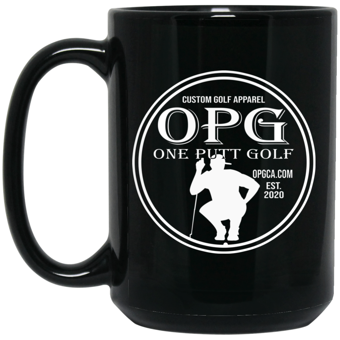 15 oz. Black Mug