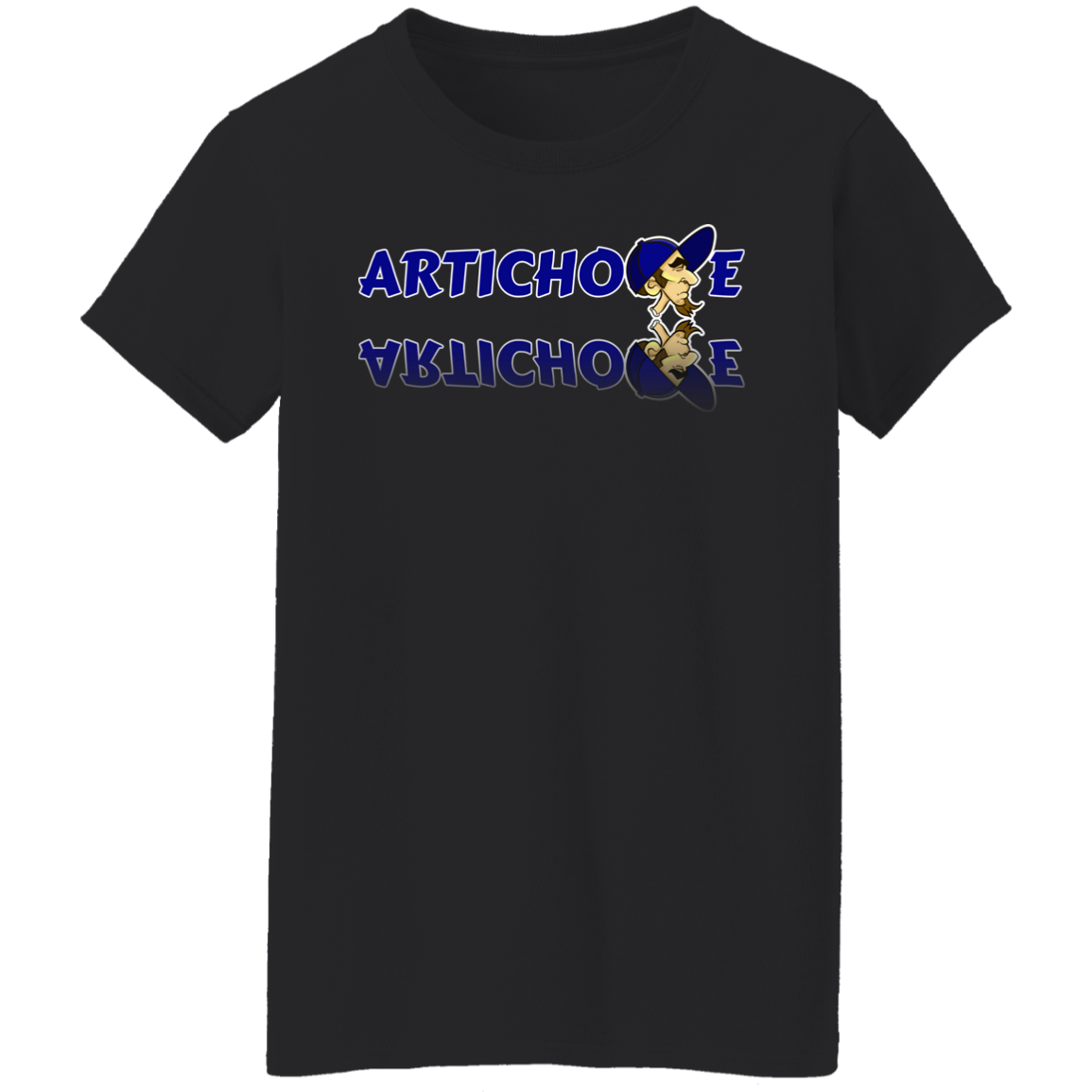 ZZ#20 ArtichokeUSA Characters and Fonts. "Clem" Let’s Create Your Own Design Today. Ladies' 5.3 oz. T-Shirt