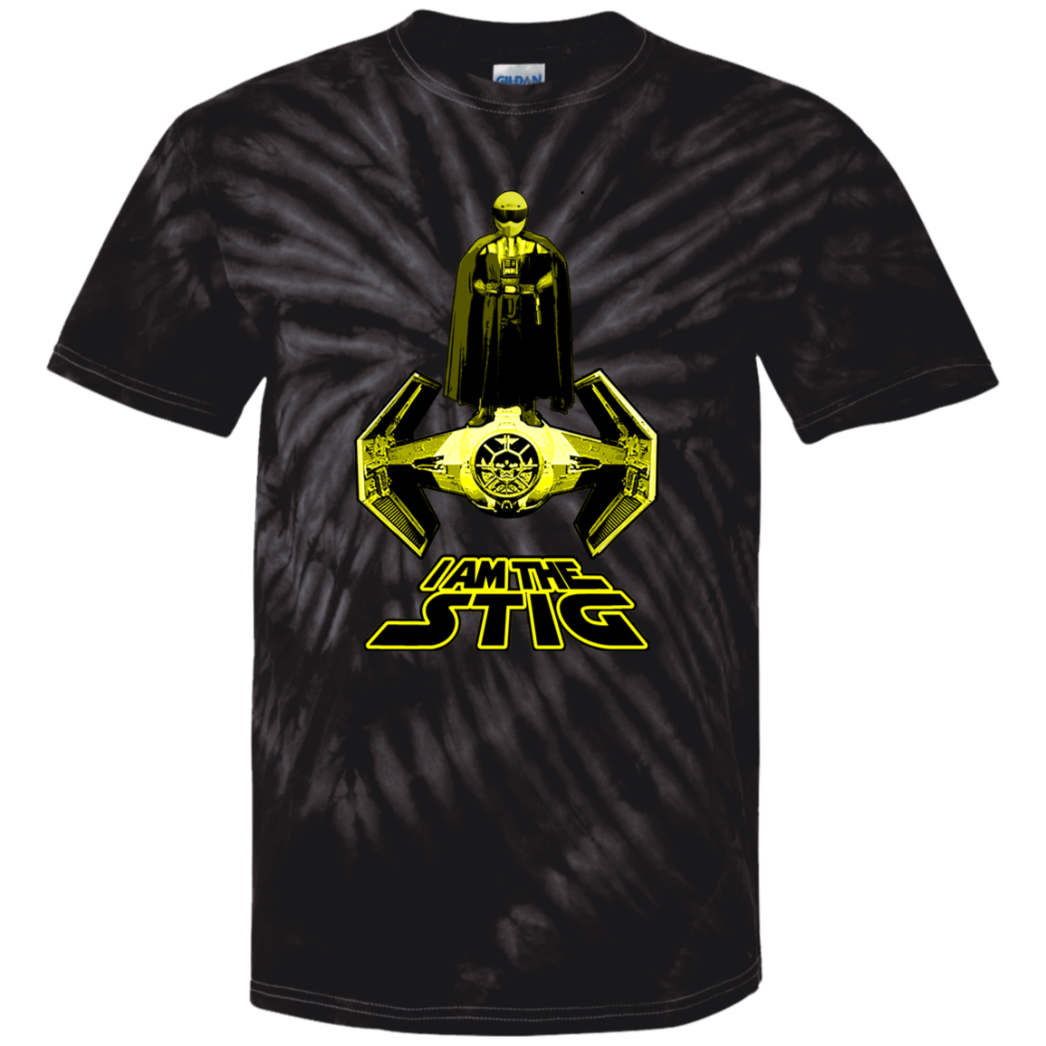 ArtichokeUSA Custom Design. I am the Stig. Vader/ The Stig Fan Art. Youth Tie Dye T-Shirt