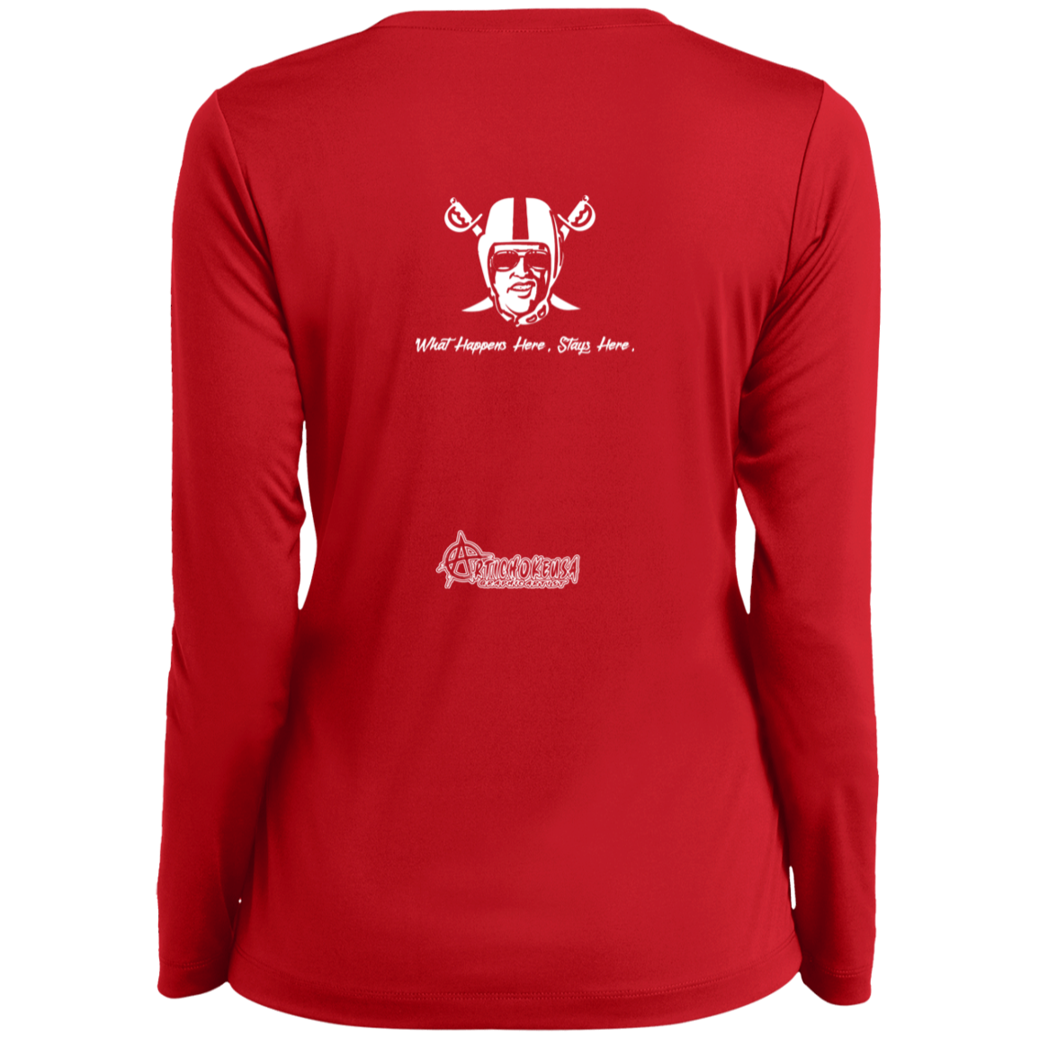 ArtichokeUSA Custom Design. Las Vegas Raiders. Las Vegas / Elvis Presley Parody Fan Art. Let's Create Your Own Team Design Today. Ladies’ Long Sleeve Performance V-Neck Tee