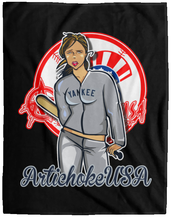 ArtichokeUSA Character and Font Design. Let’s Create Your Own Design Today. Brooklyn. Fleece Blanket - 60x80