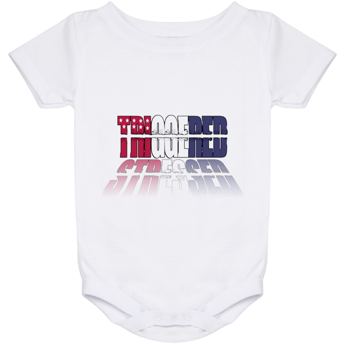 ArtichokeUSA Custom Design. TRIGGERED. STRESSED. Stop the Killing. Baby Onesie 24 Month