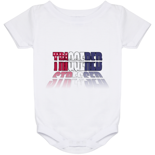 ArtichokeUSA Custom Design. TRIGGERED. STRESSED. Stop the Killing. Baby Onesie 24 Month