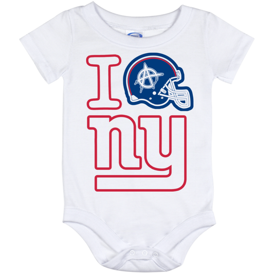 ArtichokeUSA Custom Design. I Helmet NY. Fan Art. Baby Onesie 12 Month