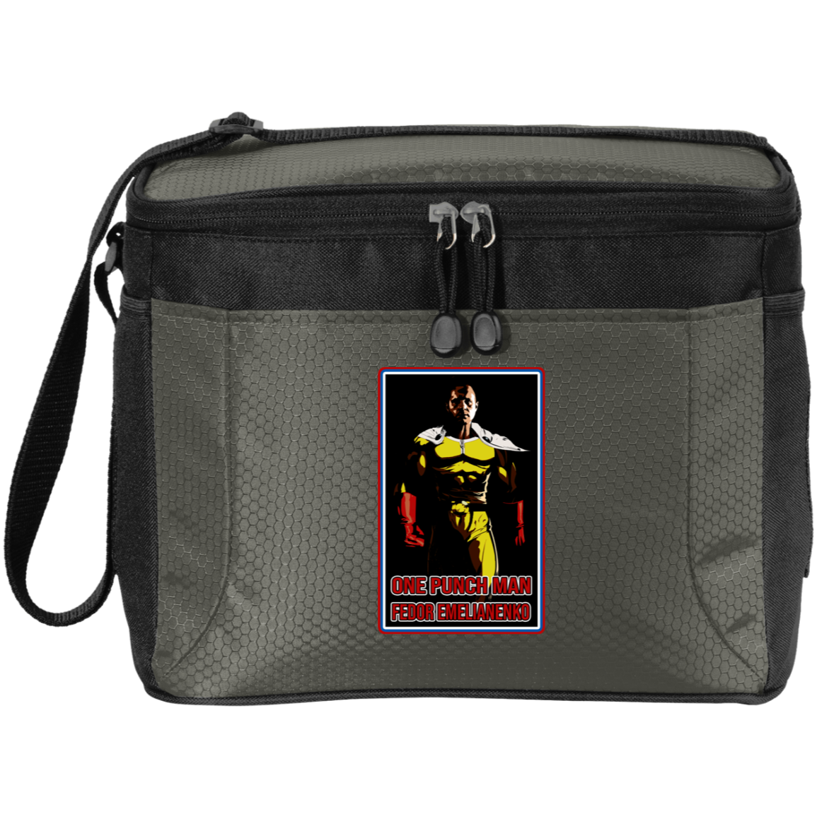 ArtichokeUSA Custom Design. One Punch Fedor. Fedor Emelianenko/One Punch Man Fan Art. 12-Pack Cooler
