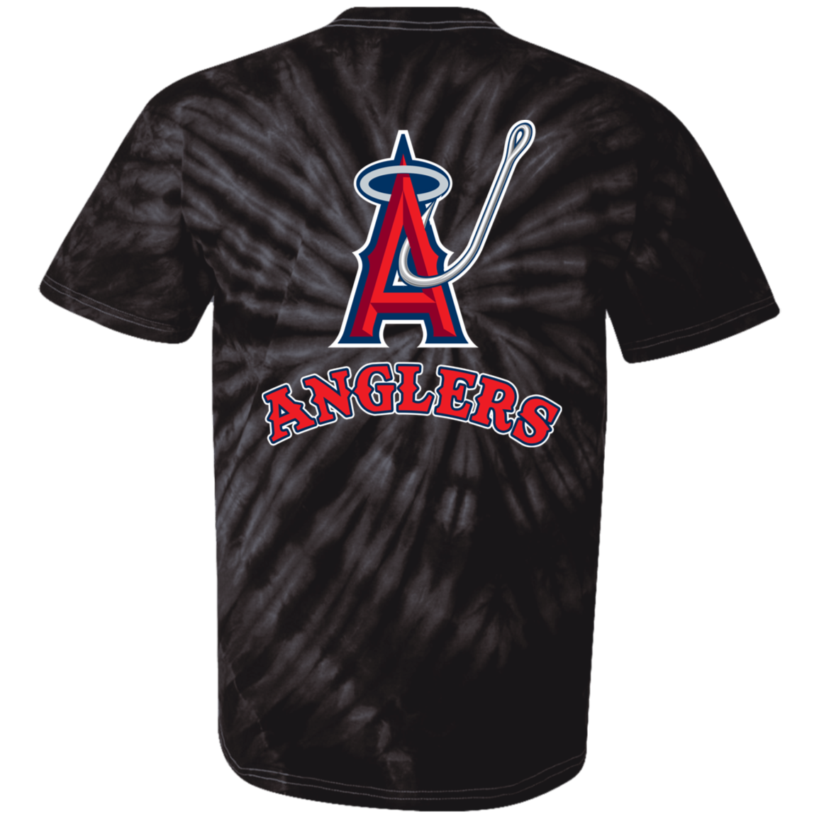 ArtichokeUSA Custom Design. Anglers. Southern California Sports Fishing. Los Angeles Angels Parody. Youth Tie Dye T-Shirt