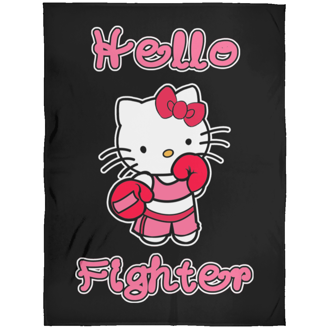 Artichoke Fight Gear Custom Design #11. Hello Fighter. Fleece Blanket 60x80