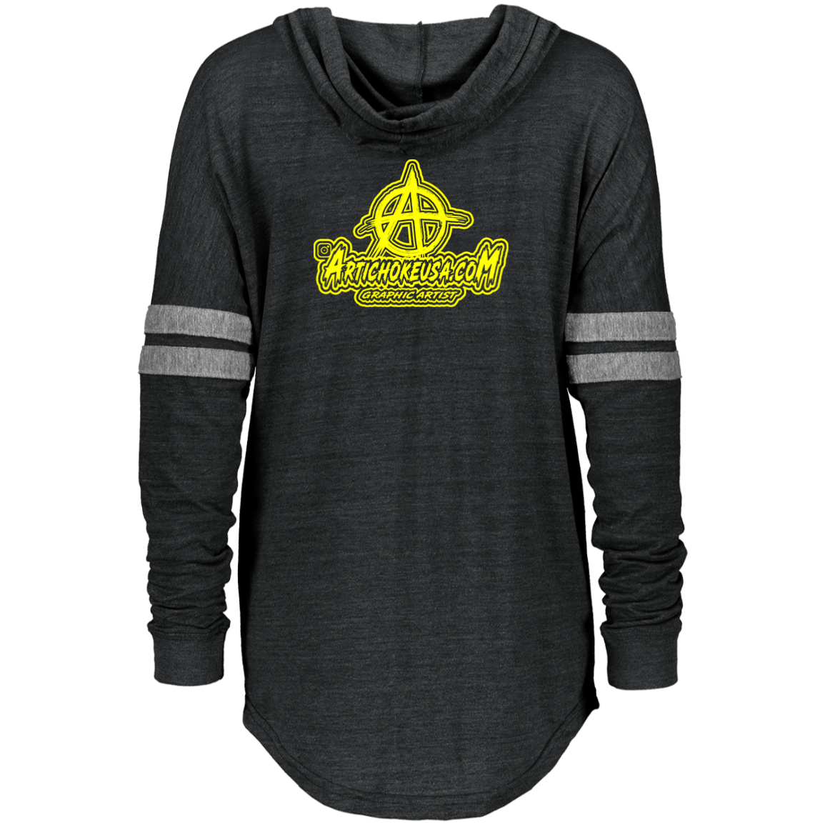 ArtichokeUSA Custom Design. I am the Stig. Han Solo / The Stig Fan Art. Ladies Hooded Low Key Pullover