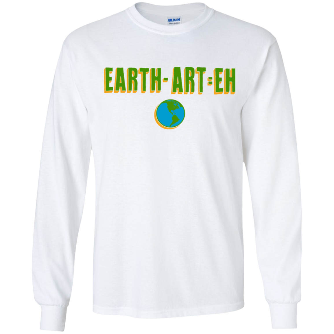 ArtichokeUSA Custom Design. EARTH-ART=EH. Youth LS T-Shirt