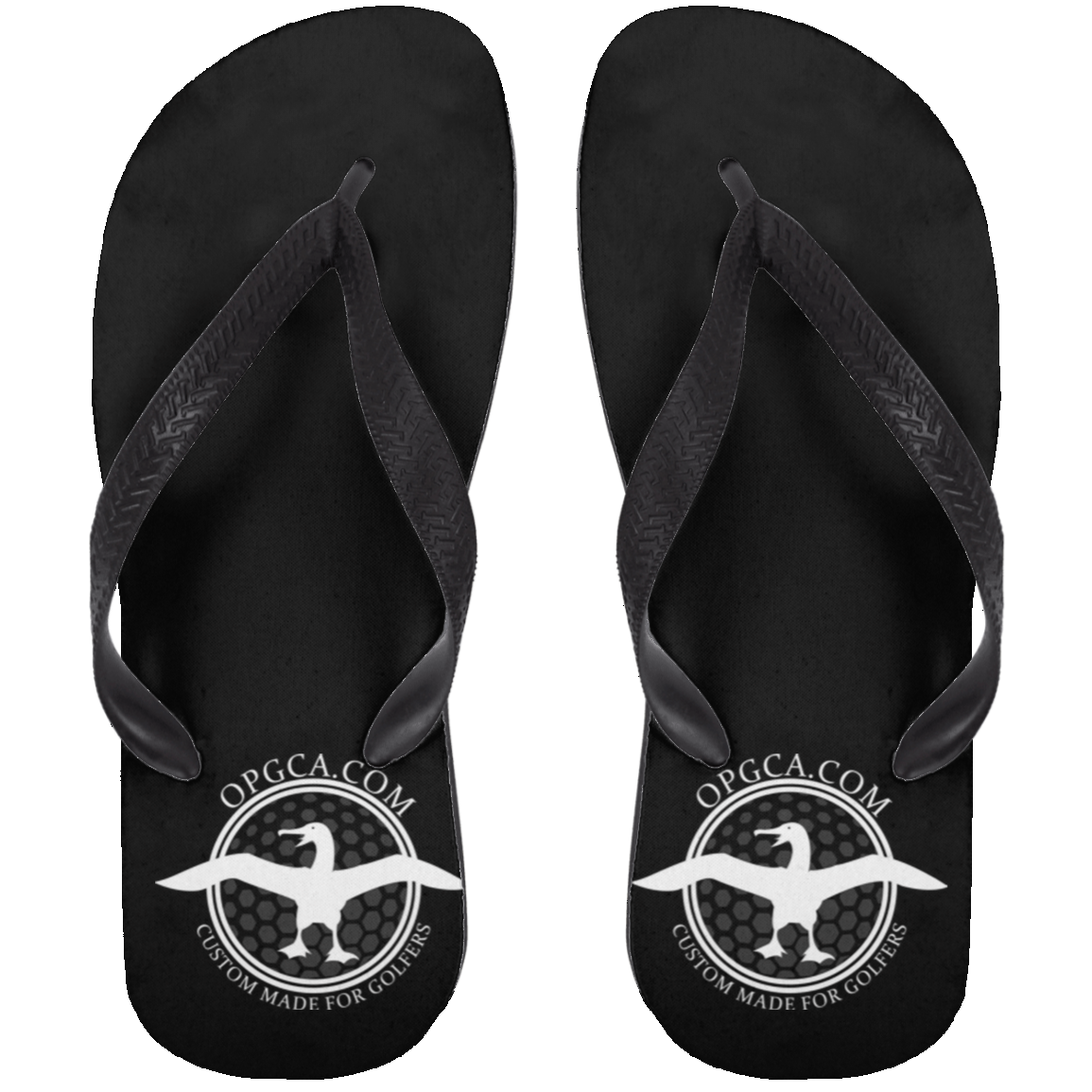 OPG Custom Artwork #1. Albatross. It's a golf thing. Adult Flip Flops