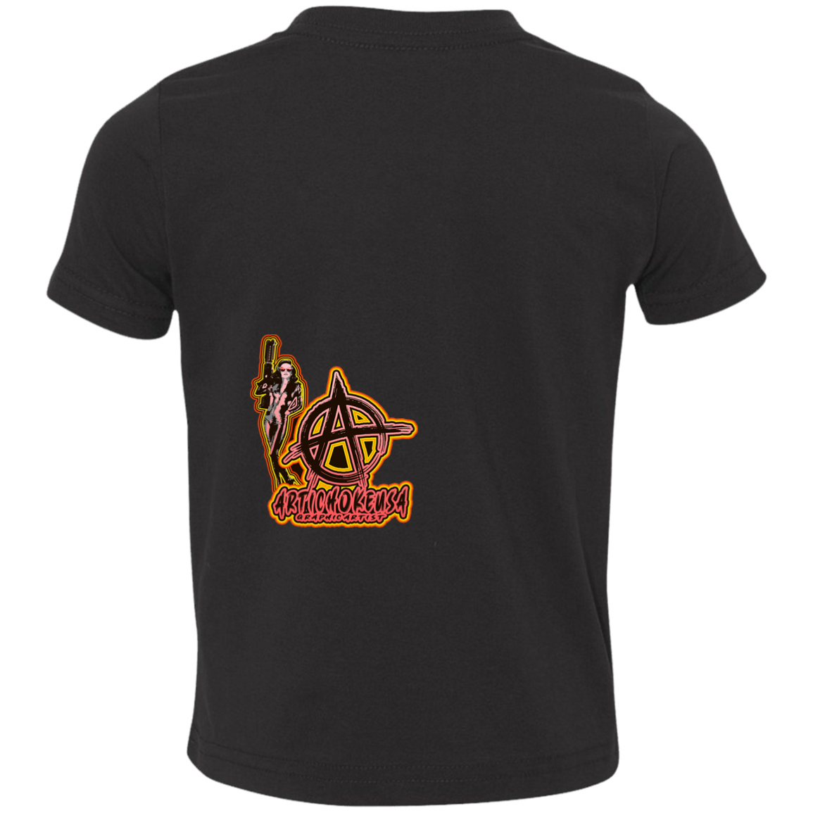 ArtichokeUSA Character and Font design. Let's Create Your Own Team Design Today. Mary Boom Boom. Toddler Jersey T-Shirt