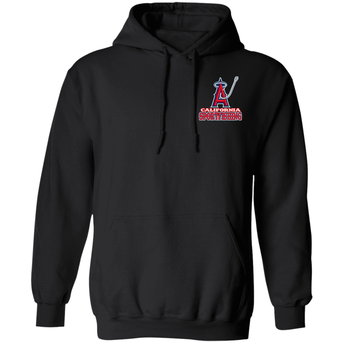ArtichokeUSA Custom Design. Anglers. Southern California Sports Fishing. Los Angeles Angels Parody. Basic Pullover Hoodie