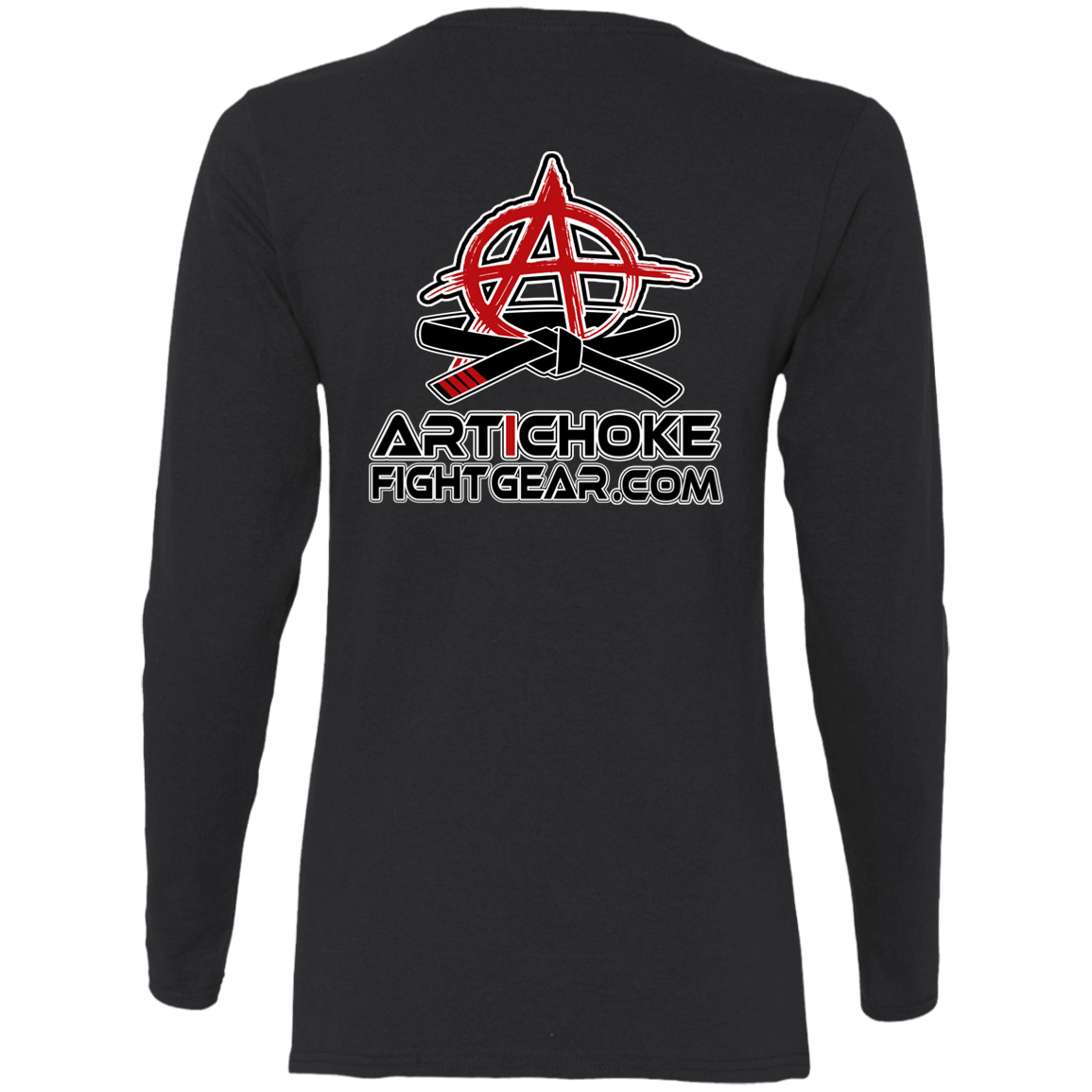 Artichoke Fight Gear Custom Design #5. Brutality! Ladies' 100% Pre-Shrunk Cotton Long Sleeve