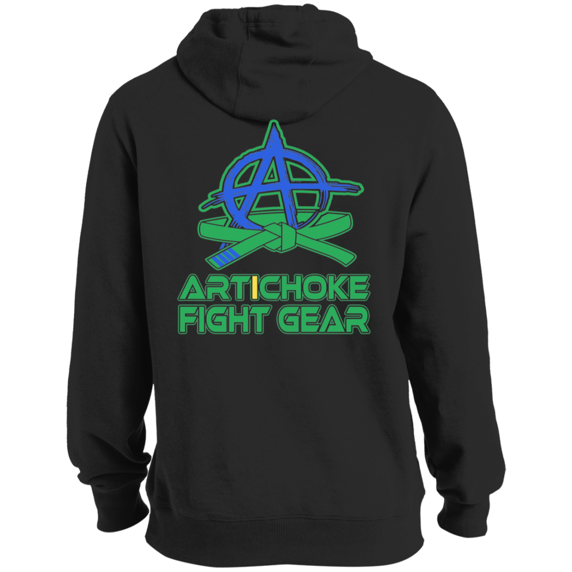Artichoke Fight Gear Custom Design #5. BJJ MLB Brazil Flag Colors. Parody v2. Ultra Soft Hoodie