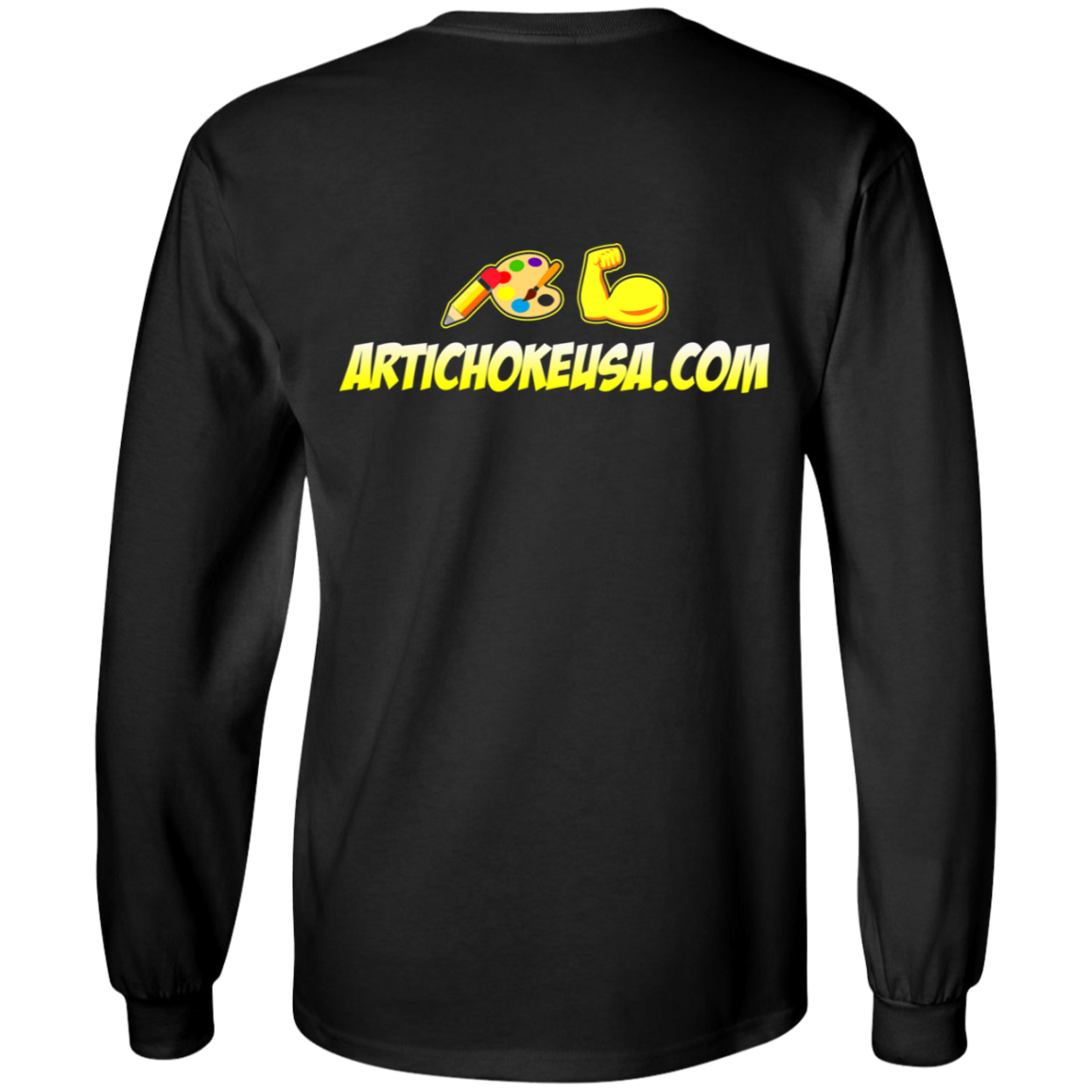 ArtichokeUSA Custom Design. Art Strong. Youth LS T-Shirt