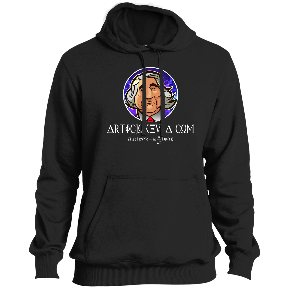 ArtichokeUSA Custom Design. Michio Kaku Fan Art. Tall Pullover Hoodie