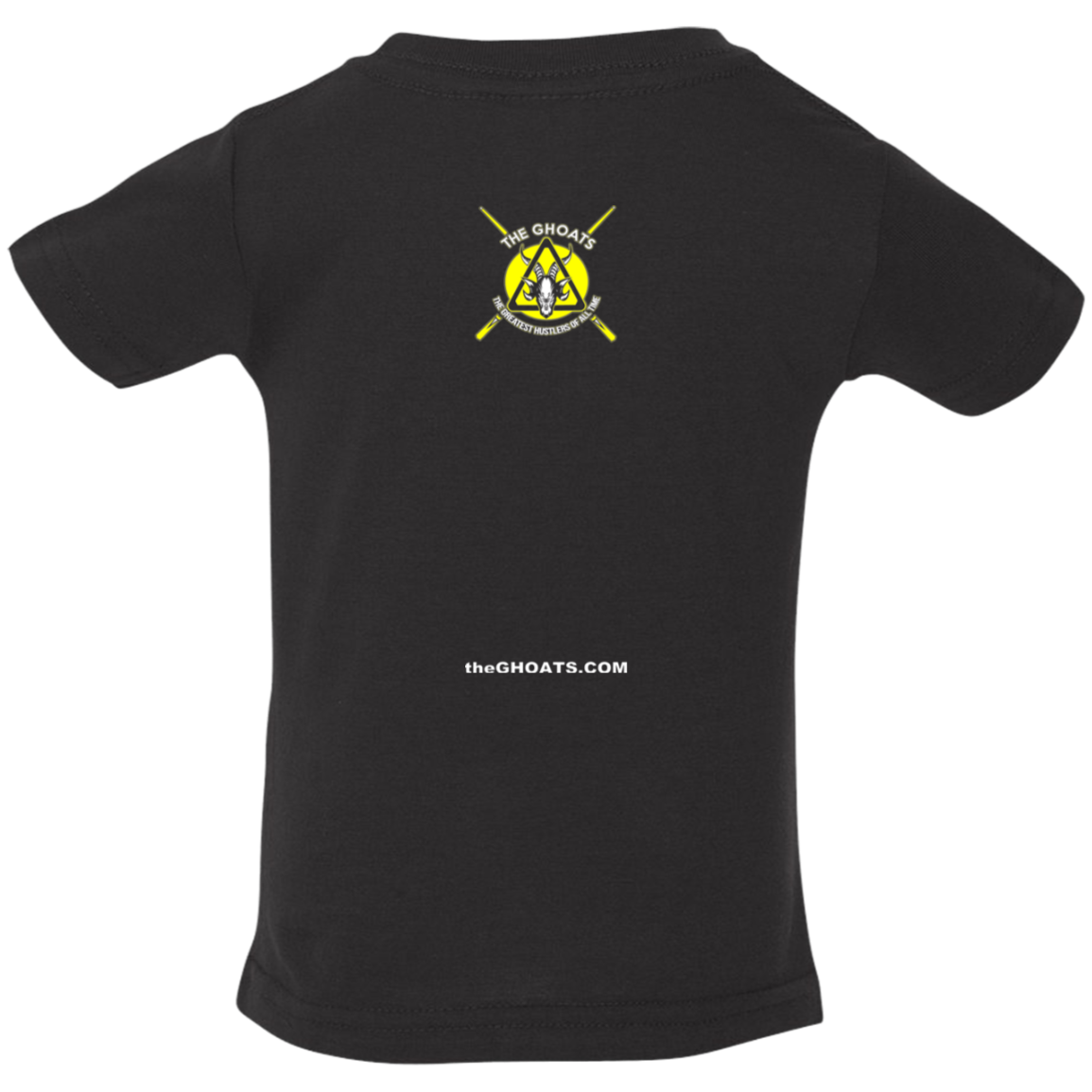 The GHOATS Custom Design #7. Rack Break Run Repeat. Ying Yang. Infant Jersey T-Shirt