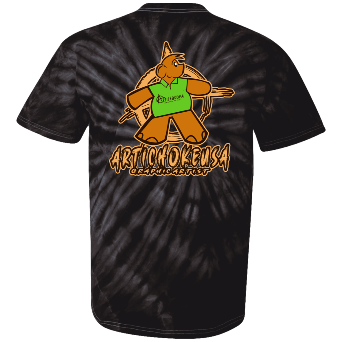 ArtichokeUSA Character and Font Design. Let’s Create Your Own Design Today. Winnie. Youth Tie Dye T-Shirt