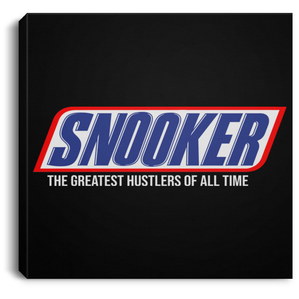 The GHOATS Custom Design. #35 SNOOKER. Square Canvas .75in Frame