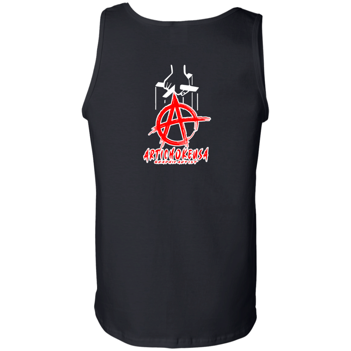 ArtichokeUSA Custom Design. Godfather Simms. NY Giants Superbowl XXI Champions. Men's 100% Cotton Tank Top