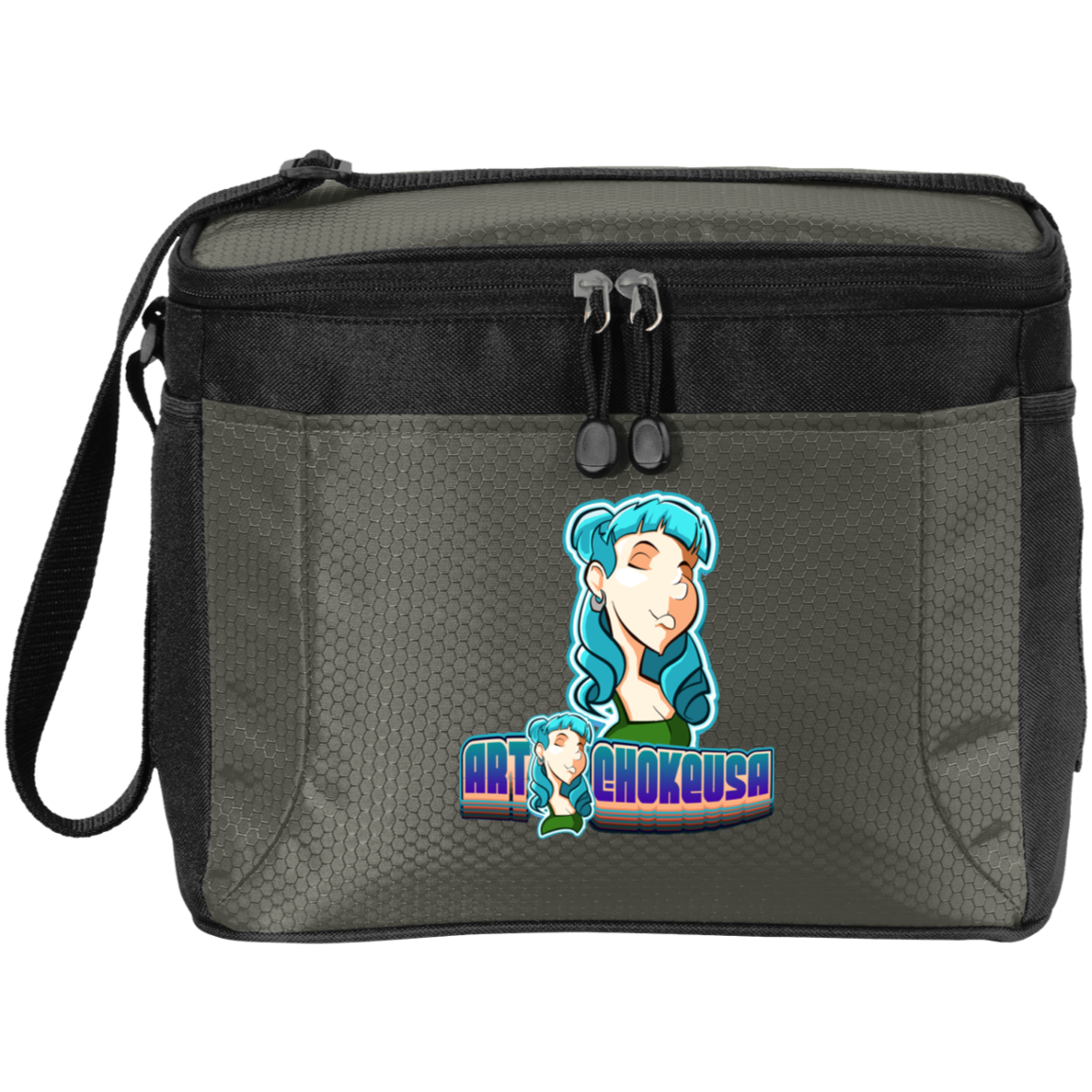 ArtichokeUSA Characters and Fonts. "Shelly" Let’s Create Your Own Design Today. 12-Pack Cooler
