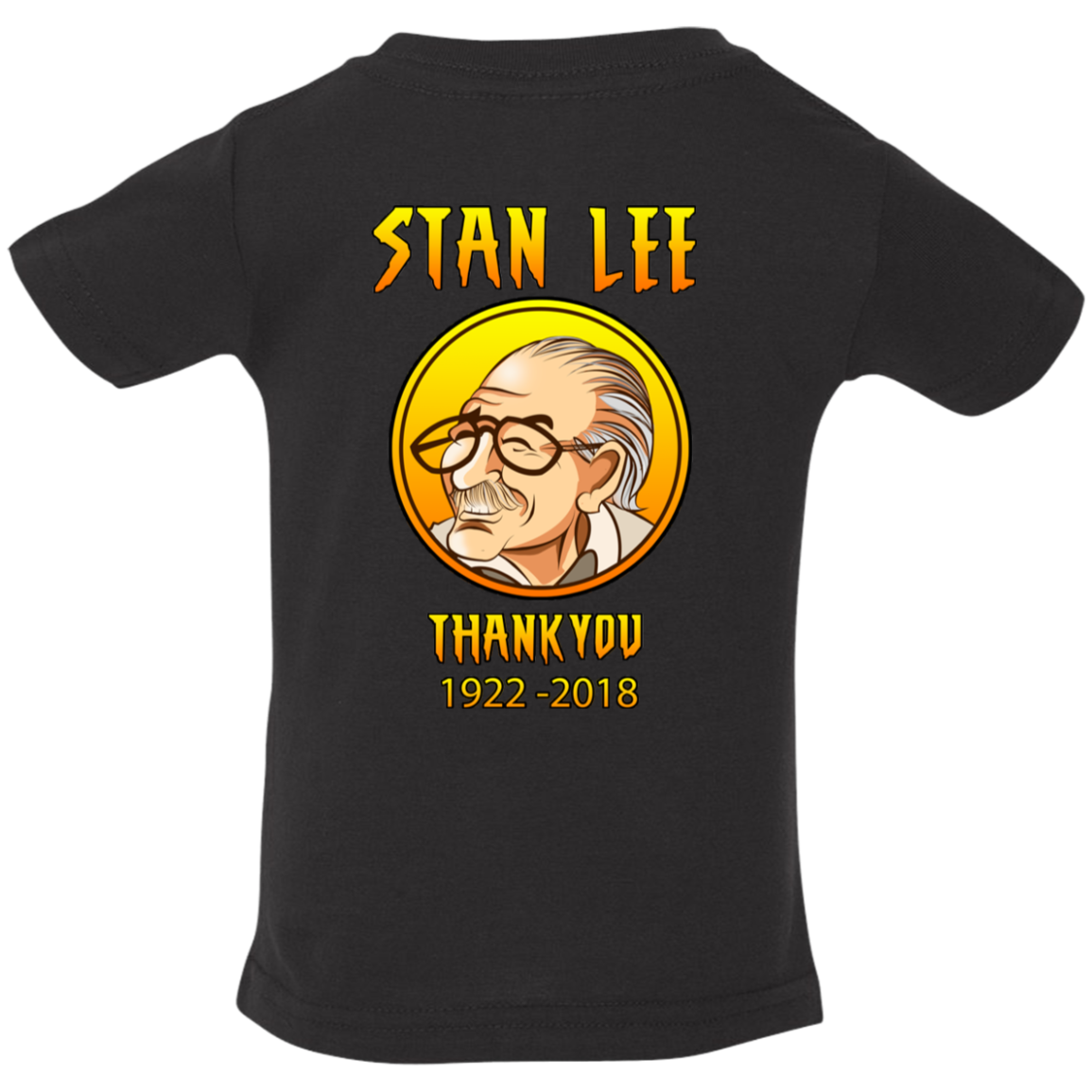 ArtichokeUSA Character and Font design. Stan Lee Thank You Fan Art. Let's Create Your Own Design Today. Infant Jersey T-Shirt