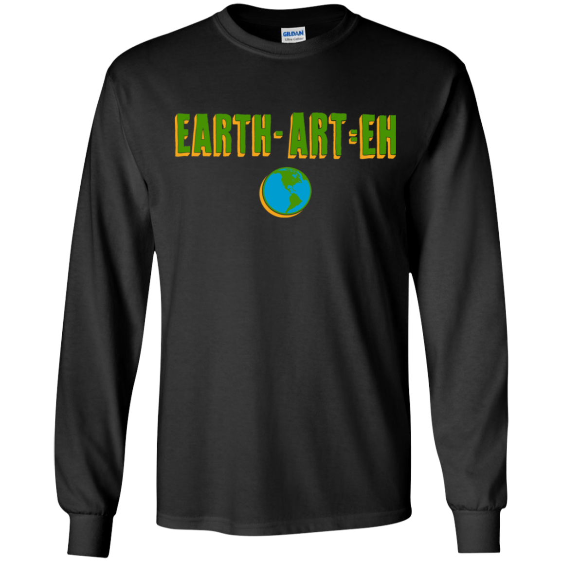 ArtichokeUSA Custom Design. EARTH-ART=EH. Youth LS T-Shirt