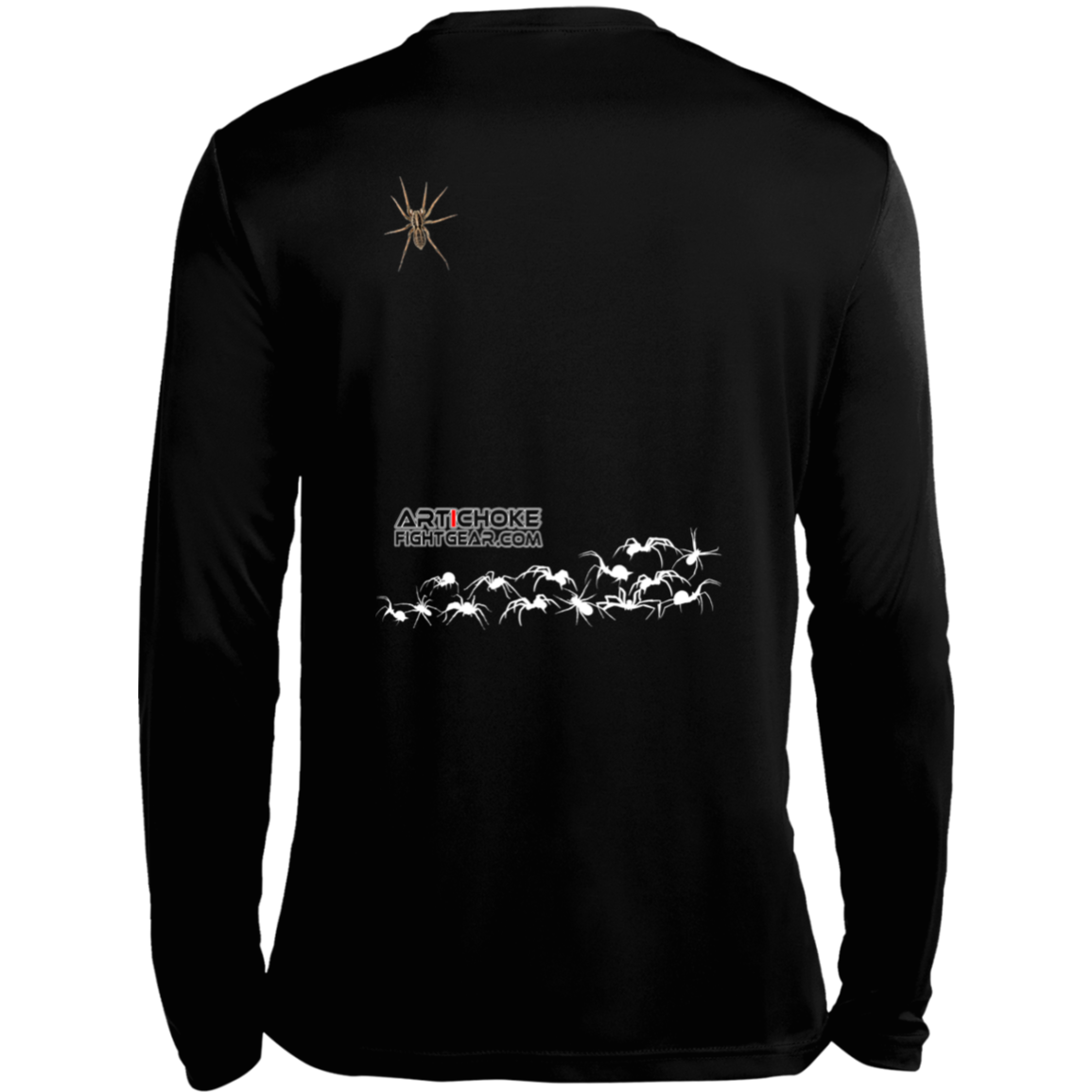 Artichoke Fight Gear Custom Design #1. Arachnophobia: Fear of Spiders. Spider Guard. It's a Jiu Jitsu Thing. Moisture-Wicking Long Sleeve
