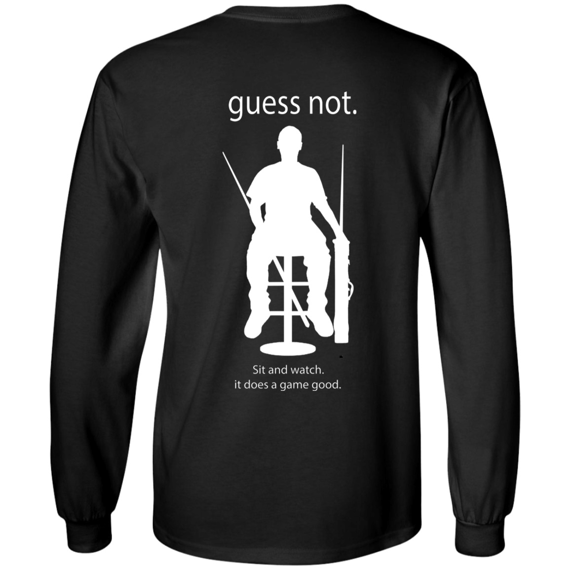 The GHOATS Custom Design. #40 Got Game? / Guess Not. Youth LS T-Shirt