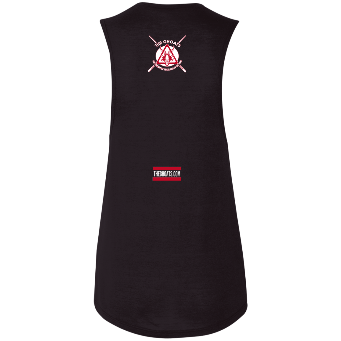 The GHOATS Custom Design. #29 run 8 9 10 ball. Ladies' Flowy Muscle Tank
