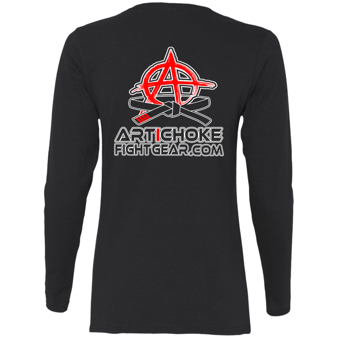 Artichoke Fight Gear Custom Design #14. ON SITE! Ladies' 100% Pre-Shrunk Cotton Long Sleeve