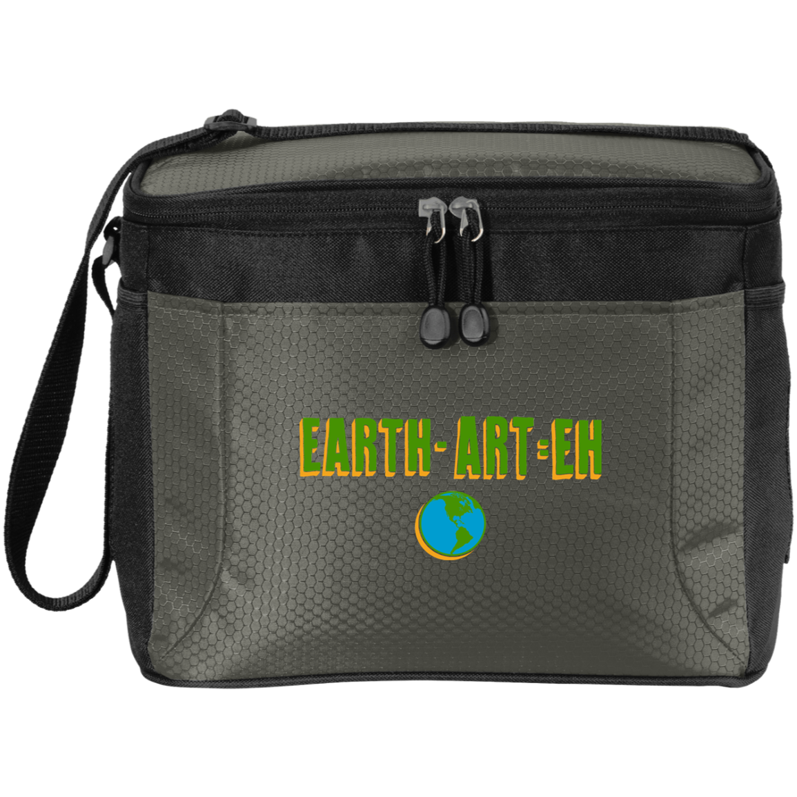 ArtichokeUSA Custom Design. Don't Eat Cookies And Spend Cache! Delete Them! Cookie Monster and Richie Rich Fan Art/Parody. 12-Pack Cooler