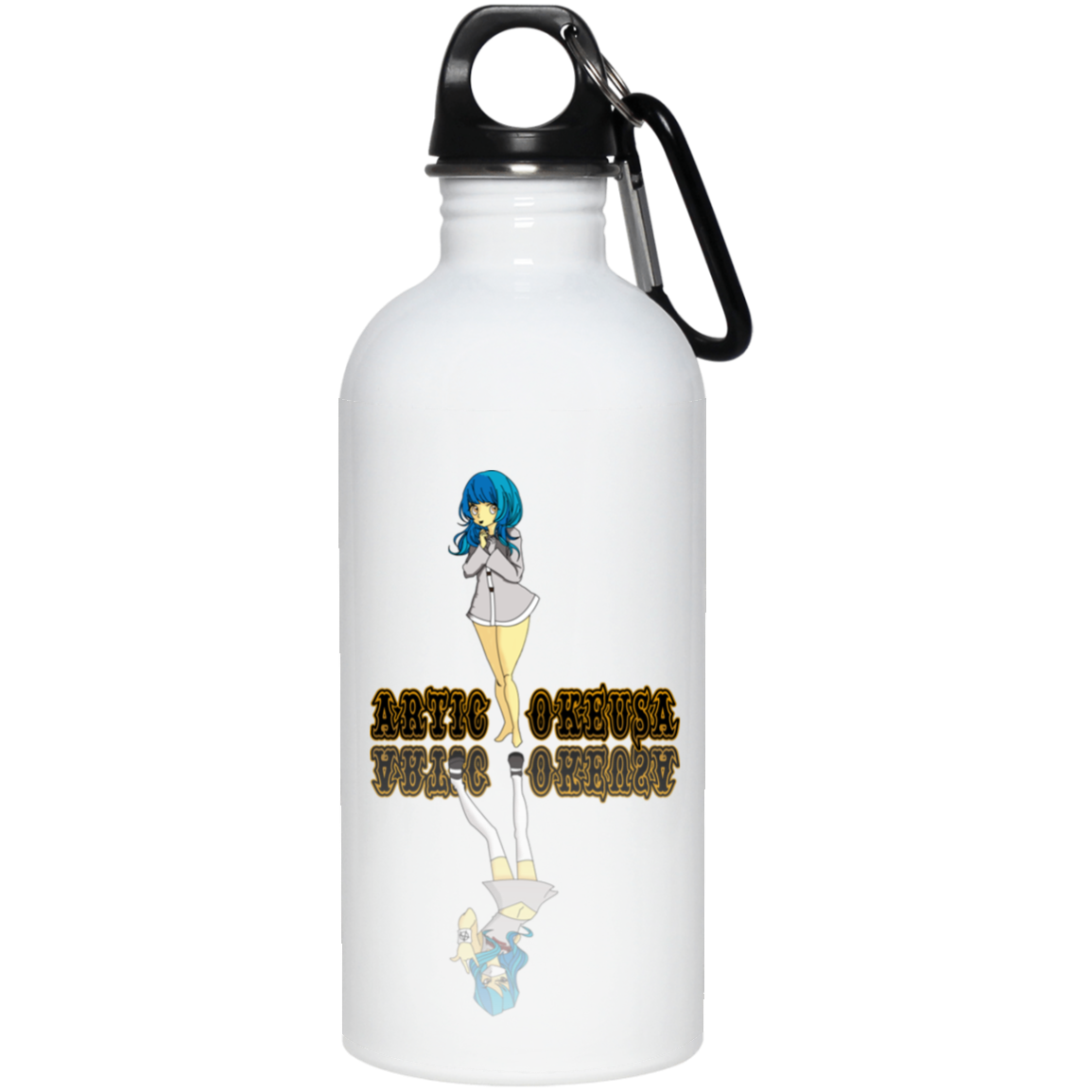 ArtichokeUSA Custom Design. Façade: (Noun) A false appearance that makes someone or something seem more pleasant or better than they really are. 20 oz. Stainless Steel Water Bottle
