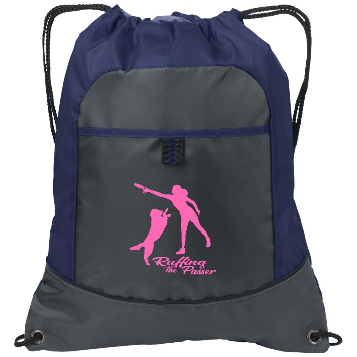 ArtichokeUSA Custom Design. Ruffing the Passer. Labrador Edition. Female Version. Pocket Cinch Pack
