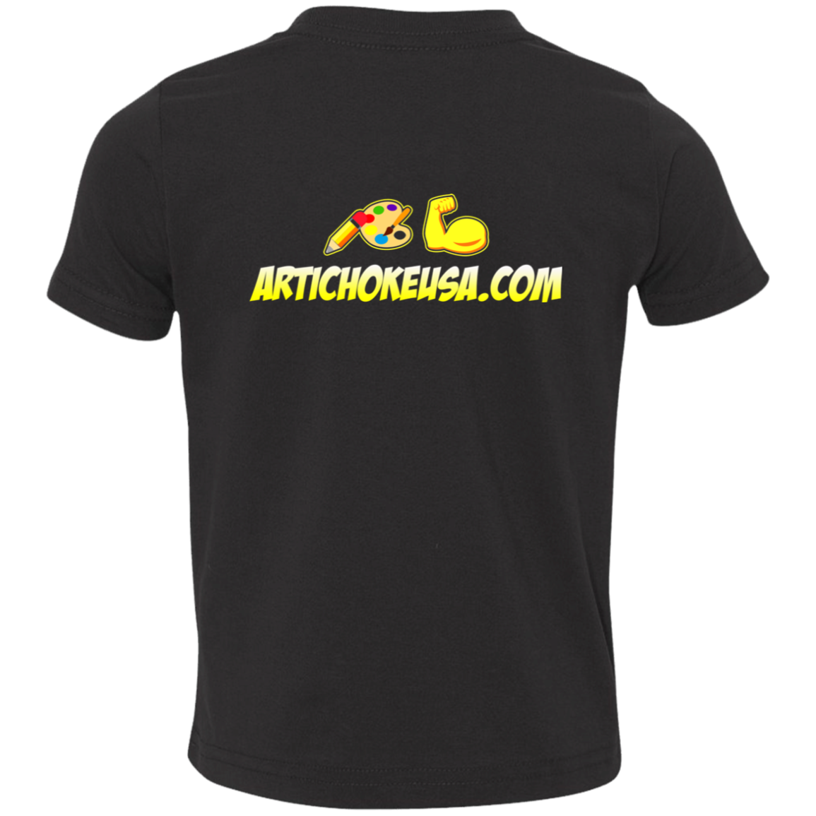 ArtichokeUSA Custom Design. Art Strong. Toddler Jersey T-Shirt