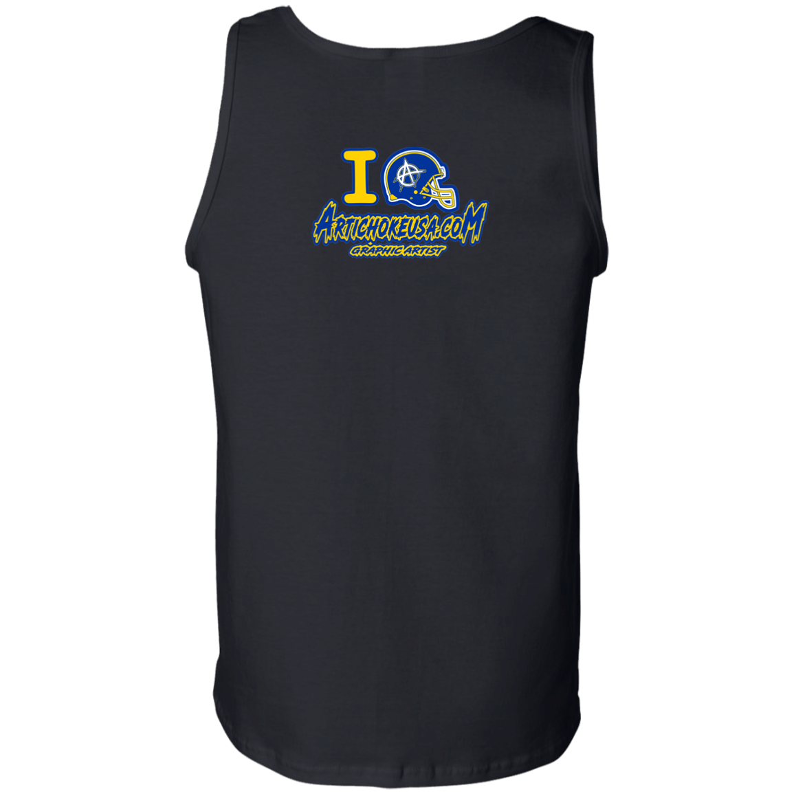 ArtichokeUSA Custom Design. Los Ramgeles. Fan Art. Men's 100% Cotton Tank Top